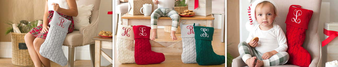 Christmas Stockings - Totally Tropics - Smokey Leopard - Burlap